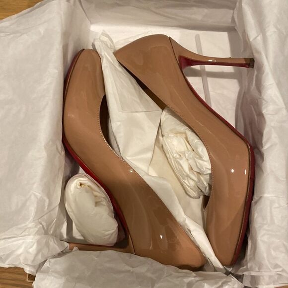 Christian louboutin Merci Allen 85 patent leather stiletto - Picture 9 of 9